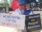 Outside abortion clinic May 2015